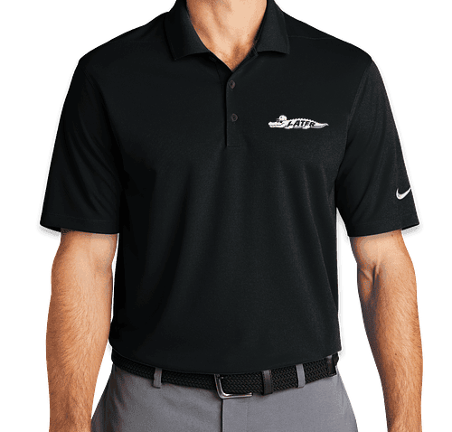 Later Gator™ x Nike Tall Dri-FIT™ Embroidered Performance Golf Polo (black)